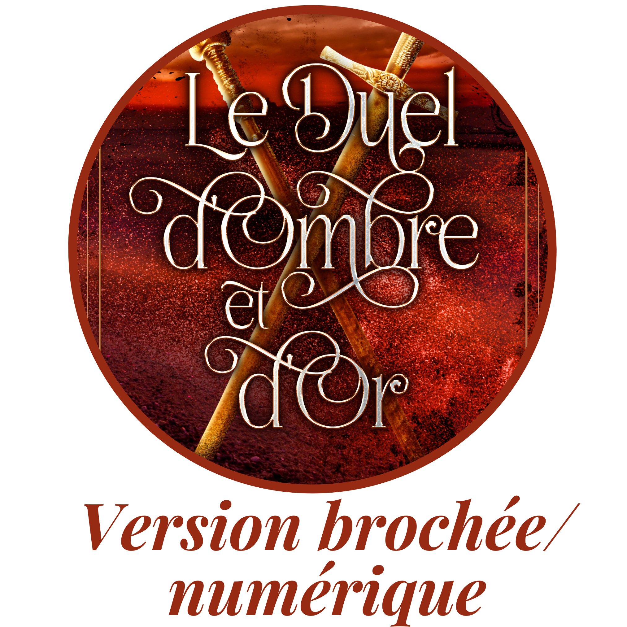 Le Duel d’Ombre et d’Or broche num